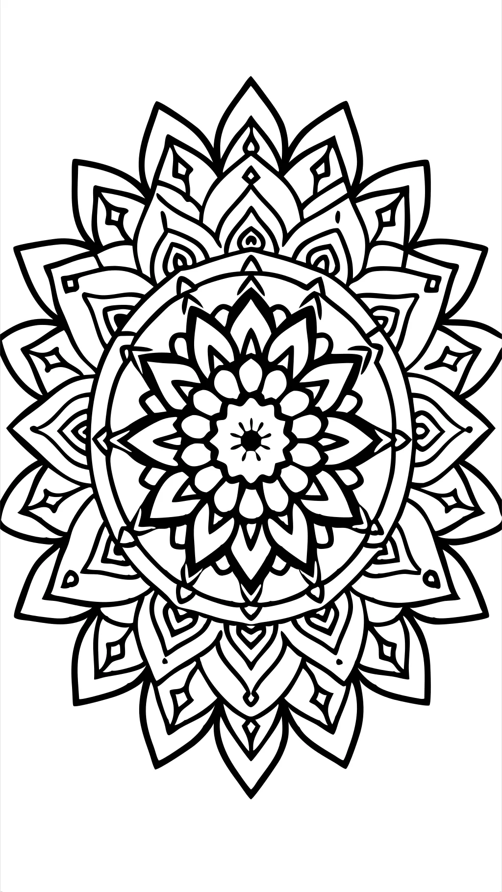 difficult mandala coloring pages